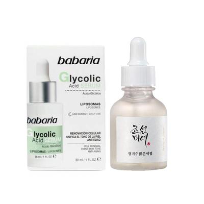 BEAUTY OF JOSEON PACK DE SERUM GLYCOLIC ACID BABARIA Y ARROZ + ALFA-ARBUTIN JOSEON