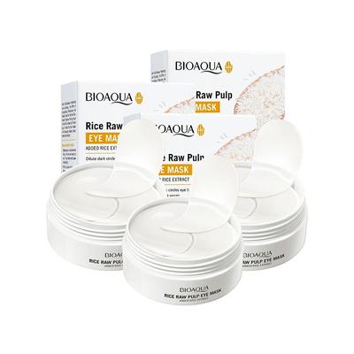 BIOAQUA MASCARILLA PARA OJOS DE ARROZ 60 PIEZAS 3 UND
