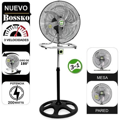 BOSSKO BK-8219VING VENTILADOR 3 EN 1 200W BK-8219VING