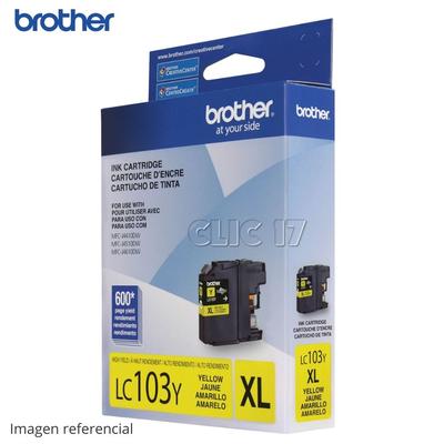 BROTHER LC-103Y TINTA AMARILLO MFC-J4510DW 600 PAG LC-103Y