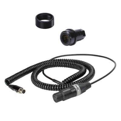 CABLE COILED MINI XLR A 5-PIN XLR QP5100 BOOMPOLE POLIURETANO COILED CABLE