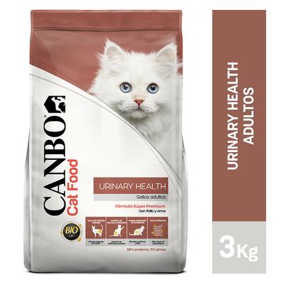 CANBO ALIMENTO PARA GATO ADULTO CUIDADO URINARIO POLLO Y ARROZ 3KG