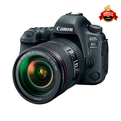 CANON CÁMARA EOS 6D MARK II 24 105MM IS II USM GRATIS ESTU MEM 64GB EOS 6D MARK II 24 105MM IS II USM