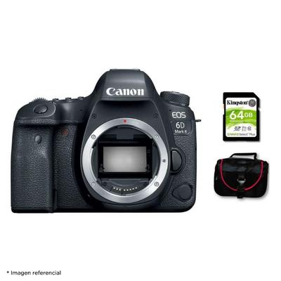 CANON CÁMARA EOS 6D MARK II SOLO CUERPO KIT BÁSICO ACCESORIOS EOS 6D MARK CUERPO SOLO II