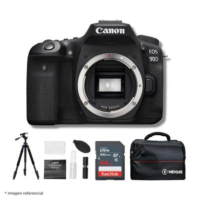 CANON CÁMARA EOS 90D DSLR CUERPO KIT BÁSICO ESO 90D CUERPO SOLO