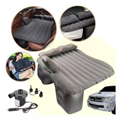 COLCHON INFLABLE PARA AUTO HOGAR Y PASEOS CON ALMOHADAS + INFLADOR