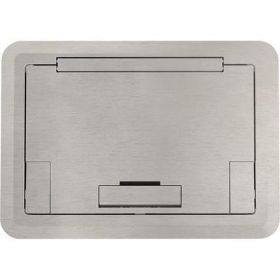 CUBIERTA CAJA PISO WIREMOLD PRODUCTS EVOLUTION EFB45 TAPA SOLIDA NIQUEL SATINADO EFB45