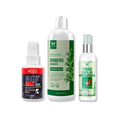 DERMO SUMAK CREZE MAX FORMEN 60ML + CABELLO - SHAMPOO VENA SHAMPOO ROMERO + CABELLO - TRATAMIENTOS VENA TONICO CAPILAR