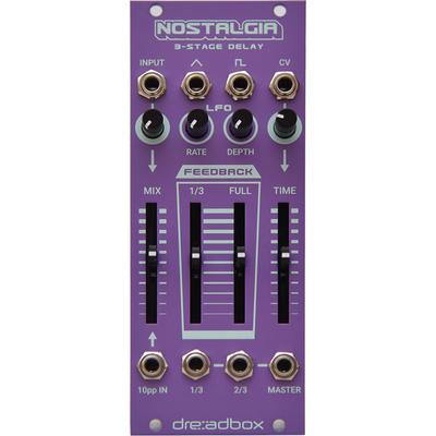 DREADBOX CHROMATIC NOSTALGIA MODULO EURORACK DELAY HIBRIDO 3 ETAPAS 10HP CHROMATIC NOSTALGIA