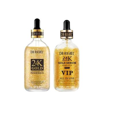 DR RASHEL ACIDO HIALURONICO SERUM + 24K GOLD SERUM + GOLD 99% VIP SERUM