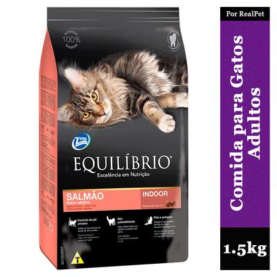EQUILIBRIO COMIDA PARA GATO SALMON PELAJE SANO 1.5 KG