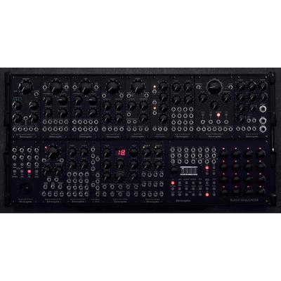 ERICA SYNTHS BLACK SYSTEM III SINTETIZADOR MODULAR EURORACK ENCHUFE USA 208 HP SISTEMA AUTOCO