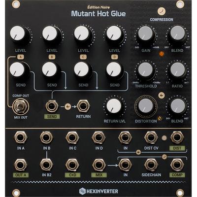 ERICA SYNTHS HEXINVERTER MUTANT HOT GLUE MEZCLADOR ANALOGICO DE BUS EFECTOS COMPRESOR EURORACK