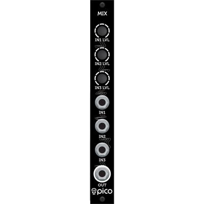 ERICA SYNTHS PICO MIXER 3-TO-1 EURORACK 3HP MEZCLADOR 3 ENTRADAS 1 SALIDA PICO MIXER