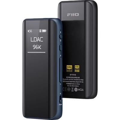 FIIO BTR15 DAC AMPLIFICADOR AURICULARES BLUETOOTH PORTATIL AZUL ULTRACOMPACTO SOPORTE MQA
