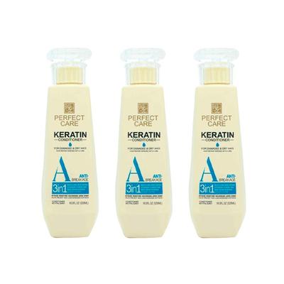 FRUIT OF THE WOKALI PERFECT CARE ACONDICIONADOR KERATINA 520ML 3 UNIDADES
