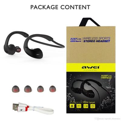 GENÉRICO AUDIFONOS A885BL DEPORTIVO IMPERMEABLE AWEI CEL SANTOFA ELECTRONICS BLUETOOTH