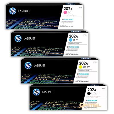 HP CF500A KIT TONER 202A NEGRO CIAN MAGENTA AMARILLO ORIGINAL CF500A
