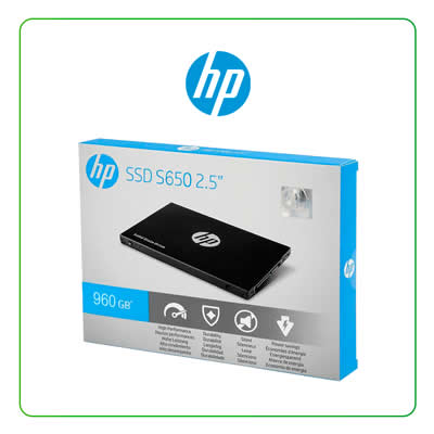 HP S650 DISCO SÓLIDO SSD 960GB SATA 2.5 PULGADAS S650
