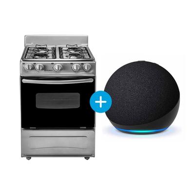 IMACO COMBO COCINA DE PIE 4 QUEMADORES 400 + PARLANTE INTELIGENTE AMAZON ALEXA ECHO DOT
