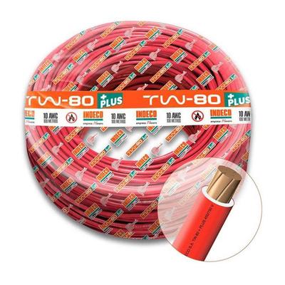 INDECO CABLE TW 80 PLUS 450 750V 10 AWG 100 METROS