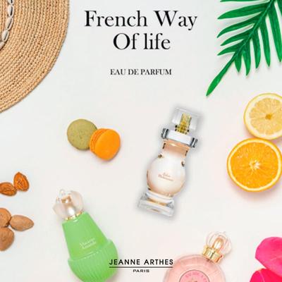 JEANNE ARTHES PACK FRENCH WAY OF LIFE TEA TIME MACARON & TARTALETTE EDP 100ML