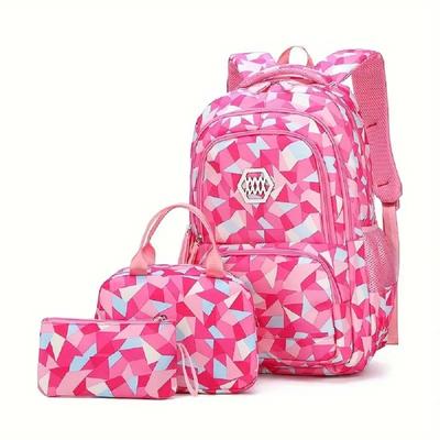 JUEGO DE MOCHILA PORTA MAS LONCHERA Y ESTUCHE CALIDAD OXFORD