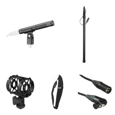 KIT MICROFONO CONDENSADOR HYPERCARDIOIDE AUDIO-TECHNICA AT4053B SOPORTE UNIVERSAL DUSM-1 AT4053B