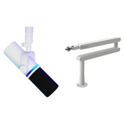 KIT MICROFONO DINAMICO USB BEACN PODCASTING TRANSMISION CONTENIDO BRAZO BEACN KIT