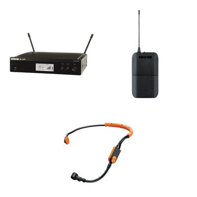 KIT MICROFONO INALAMBRICO FITNESS SHURE BLX14R/SM31 RECEPTOR RACKMOUNT BLX14R/SM31