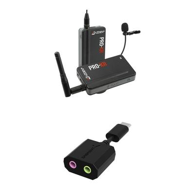 KIT MICROFONO LAVALIER INALAMBRICO DIGITAL AZDEN PRO-XR ADAPTADOR AUDIO USB TELEFONOS PRO-XR