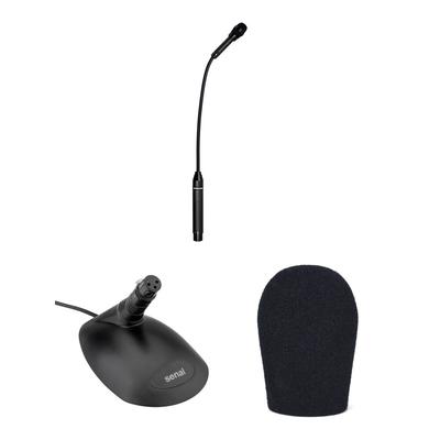 KIT MICROFONO PODIO CARDIOIDE FLEXIBLE EARTHWORKS FM500 BASE ESCRITORIO PARAVIENTOS FM500