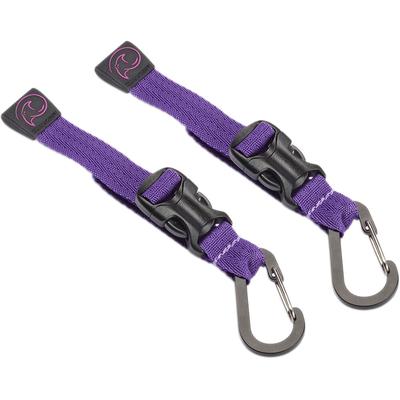 K-TEK KCH3 SOPORTE CABLES HEBILLA PAQUETE 2 PURPURA KCH3