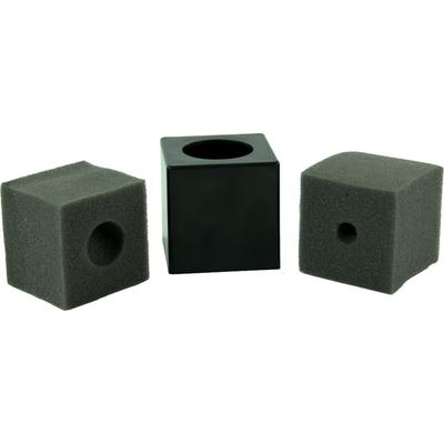K-TEK KMICF BANDERA MICROFONO CUADRADA NEGRA MICROS ENG MANO KMICF
