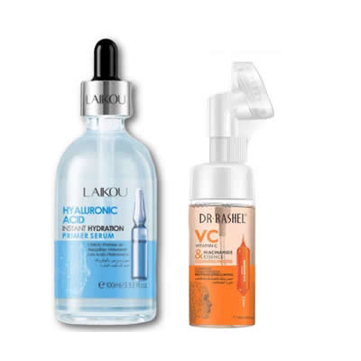 LAIKOU SERUM HIALURONICO + DERMOCOSMETICA - LIMPIEZA E HIDRATACION DR RASHEL DESMAQUILLADOR DE VITAMINA C