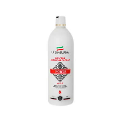 LA BRASILIANA MASCARA ALISADORA CAPILAR LA BRASILIANA PROFESSIONAL FORTE 1LT