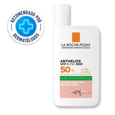 LA ROCHE-POSAY PROTECTOR SOLAR ANTHELIOS UVMUNE 400 OIL CONTROL FLUIDO CON COLOR FPS 50+ 50ML