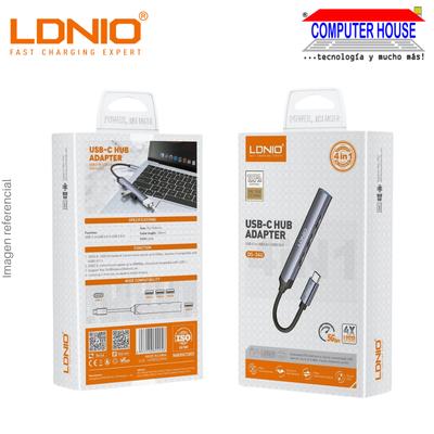 LDNIO DS-34U HUB USB EXTENSIÓN 4 EN 1 TIPO-C DS-34U