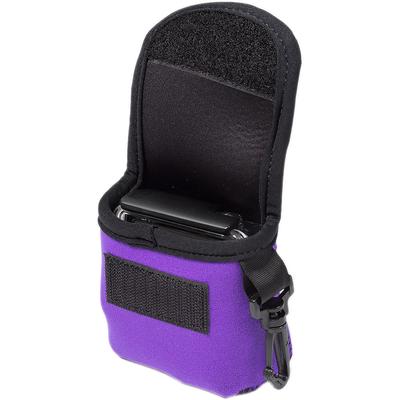 LENSCOAT BODYBAG GOPRO PURPURA FUNDA TRANSPORTE HERO4 3PLUS 3 CARCASA NEOPRENO SUAVE