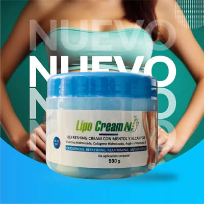 LIPO CREAM NI CREMA CORPORAL QUEMADOR TAPA AZUL 500G