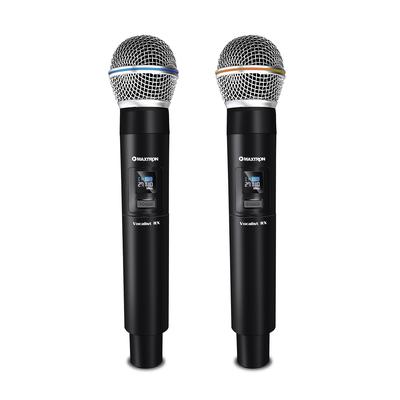 MAXTRON MICROFONO VOCALIST RX MX7238RX WIRELESS KARAOKE PACK 2 VOCALIST RX MX7238RX