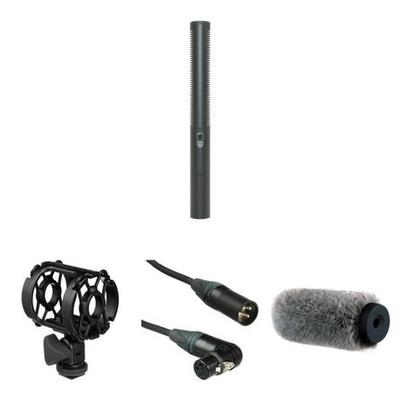 MICROFONO ESCOPETA AZDEN SGM-250P SOPORTE ANTIVIBRACION PARAVIENTOS KIT CABLE XLR SGM-250P