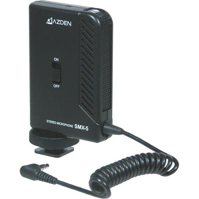 MICROFONO ESTEREO COMPACTO AZDEN SMX-5 CAMARAS DSLR CONDENSADOR ELECTRET SOPORTE INTEGRADO SMX-5
