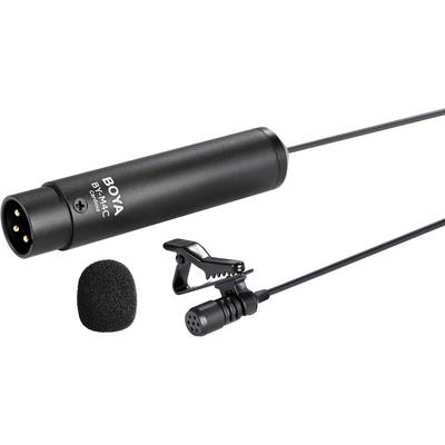 MICROFONO LAVALIER CARDIOIDE BOYA BY-M4C CAMCORDERS GRABADORAS AUDIO CONECTOR XLR 3 PINES BY-M4C