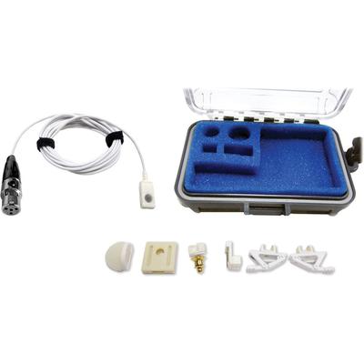 MICROFONO LAVALIER CONDENSADOR OMNIDIRECCIONAL VOICE TECHNOLOGIES VT500 BLANCO CONECTOR TA4 FEMENINO VT500