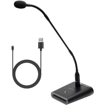 MICROFONO USB MOVO PHOTO GM-5 CARDIOIDE FLEXIBLE GOOSENECK 18 PULGADAS GM-5