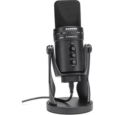 MICROFONO USB SAMSON G-TRACK PRO INTERFAZ AUDIO INTEGRADA PLATA GRABACION VOCES G-TRACK PRO