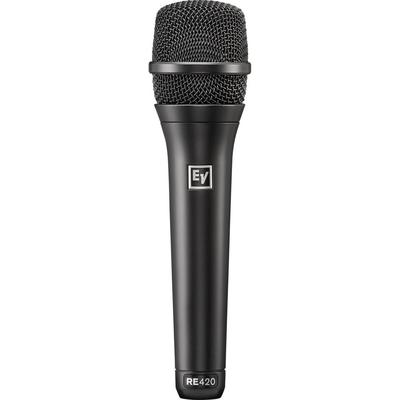MICROFONO VOCAL CONDENSADOR CARDIOIDE ELECTRO-VOICE RE420 CAPTURA CLARA FILTRO PASA ALTOS RE420