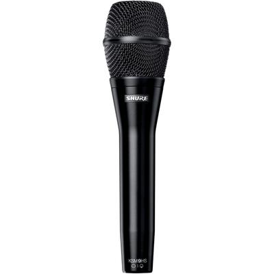 MICROFONO VOCAL MANO SHURE KSM9HS DOBLE DIAFRAGMA PATRONES MULTIPLES NEGRO KSM9HS