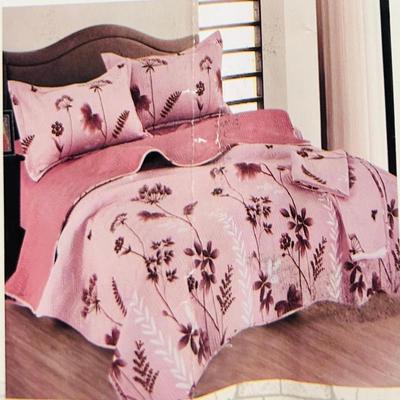 MINGJIA SET DE CUBRECAMA 1.5PZ 100% ALGODON DE 4 PIEZAS